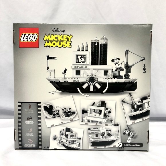 Lego IDEAS 21317 Disney Mickey Mouse Steamboat Willie Artist Signed Misprint #24 - Picture 4 of 7